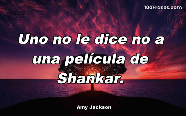 Uno no le dice no a una película de Shankar.